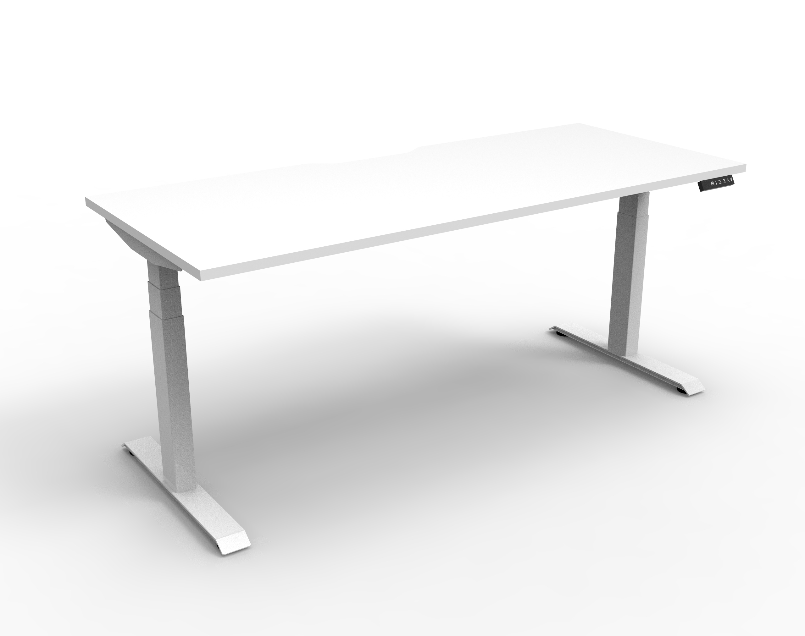 Boost+ Height Adjustable Straight Desk